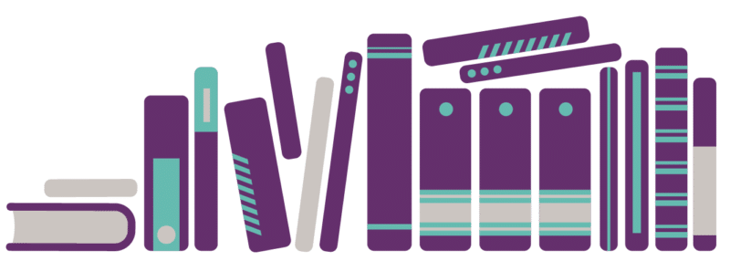 Illustration of Books and Binders